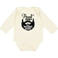 thumbnail image 3 of Inktastic Proud Owner of a Bearded Daddy Boys or Girls Long Sleeve Baby Bodysuit, 3 of 5