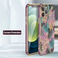 thumbnail image 5 of Flowers Phone Case For iPhone 15 13 14 Pro Max 12 11 Pro XS Max XR X 8 7 14 Plus SE 2022 2020 Silicone Shockproof Cover Coque, 5 of 7