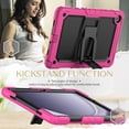 thumbnail image 2 of FJLBDE Case for Samsung Galaxy Tab A11+/A11 Plus 11 inch 2025, Rugged Shockproof Tablet Cases Cover with Kickstand Shoulder Strap, Rose, 2 of 7