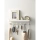 thumbnail image 2 of Organizador de llaves de pared que ahorra espacio, ganchos magnéticos para llaves con bandeja para decoración de granja, almacenamiento multiusos duradero de acero inoxidable con fácil instalación y, 2 of 5