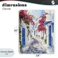 thumbnail image 4 of Stupell Industries Traditional Santorini Stone Street Pathway Canvas Art, 24 x 30, by LSR Design Studio, 4 of 8