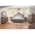 thumbnail image 4 of Genoa Antique Gray Finish on Wood Tufted King Bed, 4 of 5