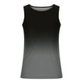 Men TieDye Print Tank Tops Trendy Workout Gym Undershirt Sleeveless