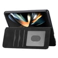 thumbnail image 5 of Wallet Case Designed for Samsung Galaxy Z Fold 5 5G, PU Leather Classic for Men Women Card Slots Magnetic Closure Kickstand Wrist Strap Phone Cover for Samsung Galaxy Z Fold 5, Black, 5 of 8