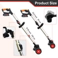 thumbnail image 2 of Baokaler Foldable Grass Trimmer,24V Weed Eater,String Trimmer Cordless, Electric Weed Trimming Tool for Lawn Care and Garden Yard Work, 2 of 8
