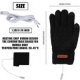 thumbnail image 3 of Guantes calefactables Guantes calefactables por USB Guantes térmicos cálidos tejidos para hombres y mujeres, 3 of 3
