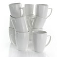 thumbnail image 2 of Elama Riley 12 Piece 12 Ounce Porcelain Mug Set in White, 2 of 9