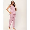 thumbnail image 2 of Moomaya Sleepwear, Printed Sleeveless Nightsuit Set, Camisole Top & Pants Pjs Set, 2 of 9
