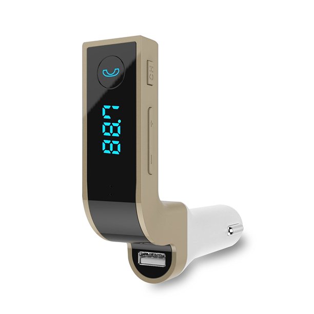 Bluetooth FM Transmitter, Wireless In_Car FM Adapter Car Kit w_ 2.5A