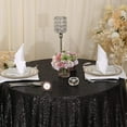 thumbnail image 2 of AURORA TRADE Sequin Tablecloth Round Glitter Table Cloths Coffee Table for Birthday Wedding Bridal Baby Shower Party Decor, Suitable for Small Tables,23in, 2 of 5