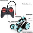 thumbnail image 6 of Remote Control Stunt Car, 360° Flip & Tumbling RC Car with Big Elastic Tires, Cool Night Lights, Dazzling Dance Mode, 90° Walking, Safe & Easy Play for Kids, 6 of 6