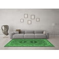 thumbnail image 3 of Ahgly Company Indoor Square Persian Emerald Green Traditional Area Rugs, 7' Square, 3 of 4