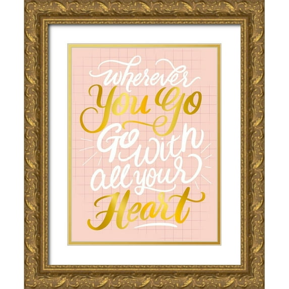 Batista, Dee 25x32 Gold Ornate Wood Framed with Double Matting Museum Art Print Titled - You Go