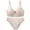 Beige, variant on Maternity Bra and Underwear Set for Women, Solid Color Nursing Sleep Bra with Underwire for Daily Wear and Support, 2-Piece