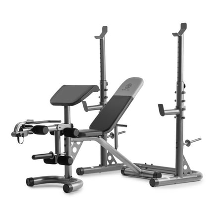 Gold's Gym XRS 20 Olympic Workout Bench with Squat (Best Weight Bench For Beginners)