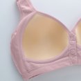 thumbnail image 5 of Dwellite Bras for Women Senior Front Closure Plus Size Comfy Breathable Full Support Everyday Bra with Snaps 2026 Pink 40, 5 of 7