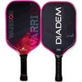 thumbnail image 4 of Diadem Warrior Pickleball Paddle | Carbon Fiber Face, 3X L-Core Hybrid Nomex Polymer  Core, Grit Paint Surface for Spin, Control and Power | Indoor/Outdoor | USAPA Approved, 4 of 6