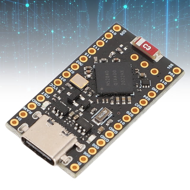 NRF52840 Development Board, Charging Management Development Board 5.0 64MHz High Speed for Wearable Devices