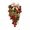 B Black, variant on Christmas Door Hanging Decor, Front Porch Decor, Door Decorations Hanging, Indoor Decorations`, 19X12X2 Inch Spruce Pine Cone Light Up Teardrop Swag, Pre-Assembled Festive