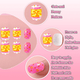 thumbnail image 3 of Kids Press Nails Kids Fake Nails Artificial Nail Tips Girls Full Coverage Short Fake Nails Decoration, 3 of 4