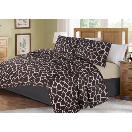Luxury Animal Print Bedding 3-PIECE ANIMAL #4 CHEETAH KING LUXURY MIDWEST MODREN ANIMAL WILD PRINT DESIGN Solid Microfiber Quilting Bedding Bedspread Coverlet Set Matching Pillow Sham & Quilt ()