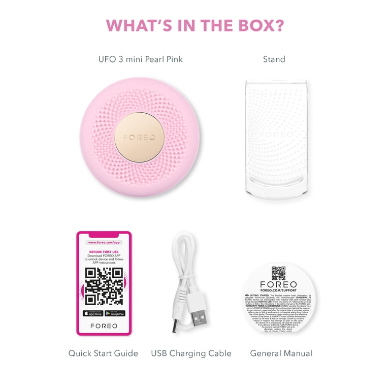 FOREO UFO 3 Mini – Silicone Facial Treatment Device for Skincare