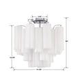 thumbnail image 3 of Crystorama Lighting - Addis - 4 Light Flush Mount In Geometric Style-13.75, 3 of 9