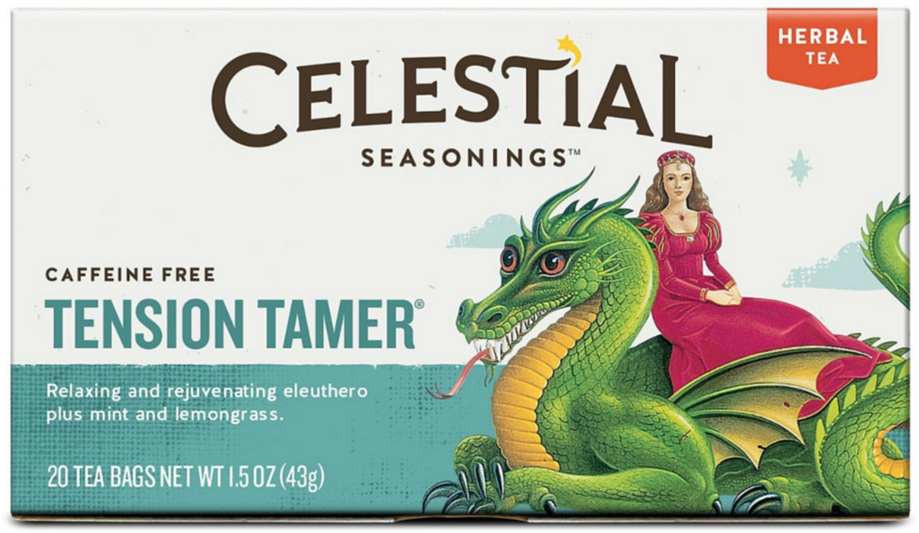 Celestial Seasonings Tension Tamer Natural Herbal Tea 20 ea (Pack of 4