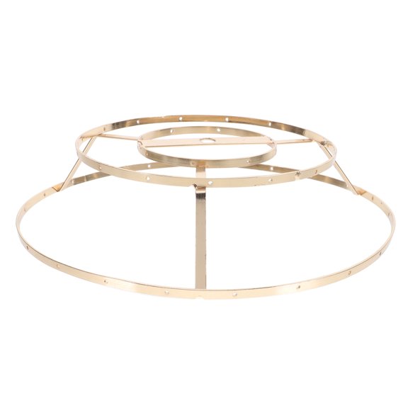 OUNONA DIY Lampshade Bracket Frame Iron Lampshade Rack DIY Frame Lampshade Making Supply