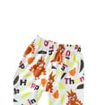 thumbnail image 3 of xiaxaixu Girl Thanksgiving Clothes Set, Embroidery Tops+Printed Trousers+Scarf, 3 of 7