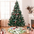 thumbnail image 7 of Lsque Wild Herbs Print Christmas Tree Skirt, Tree Skirt with Ties or Velcro, Perfect for Holiday Decorations, Halloween, and New Year-30", 7 of 7