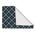 thumbnail image 2 of eloria Check Design Heat Resistant Placemats Dining Table Mats Cotton Canvas, Set of 4, 2 of 5