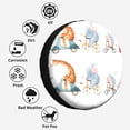 thumbnail image 6 of Kdxio Animals in Transport for Tire Cover Wheel Protectors Tyre Covers Weatherproof Wheel Covers Universal Fit for Trailer Rv SUV Truck Camper Travel Trailers 16 inch, 6 of 8