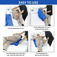 thumbnail image 4 of EZ Assistive Patient Transfer Slide Sheet for Bed and Wheelchair, Washable Low Friction Sheet for Elderly or Post Surgery Care, 28"x39", 4 of 6