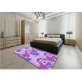 thumbnail image 5 of Ahgly Company Machine Washable Indoor Rectangle Transitional Mauve Purple Area Rugs, 2' x 4', 5 of 7