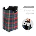 thumbnail image 3 of Yayeee Freestanding Laundry Hamper with Handle Collapsible Large Storage Basket for Clothes, Warm Tartan Mosaic, 3 of 7