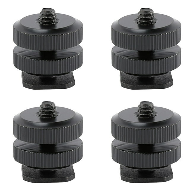 EeaseCA 4 Pcs Support de Chaussure Chaud en Alliage d'Aluminium Support de Chaussure Froid Accessoire de Caméra
