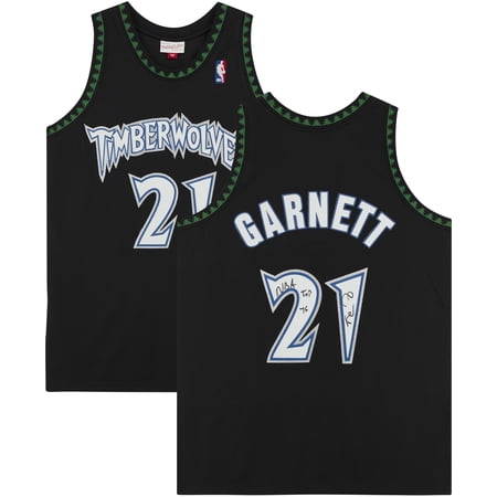 Kevin Garnett Minnesota Timberwolves Autographed Mitchell & Ness 1997-98 Black Authentic Jersey with NBA Top 75 Inscription – Fanatics Authentic Certified Kevin Garnett Minnesota Timberwolves Autographed Mitchell & Ness 1997-98 Black Authentic Jersey with NBA Top 75 Inscription – Fanatics Authentic Certified