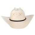thumbnail image 2 of Resistol Men's George Strait All My Ex's 20X Straw Cowboy Hat Natural 7 1/4, 2 of 4