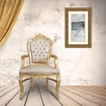 thumbnail image 3 of Stellar Design Studio  9x14 Gold Ornate Wood Framed with Double Matting Museum Art Print Titled - Blue Whale Triptych II, 3 of 4
