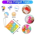 thumbnail image 2 of Fidget Toys SINFOX, 60 unidades, regalos de fiesta para niños con llaveros, 2 of 8