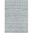 thumbnail image 3 of Hauteloom Novato Hallway, Kitchen Patio Outdoor Runner Rug - Bohemian, Transitional - Blue, Taupe, Light Blue - 2'7" x 10', 3 of 19