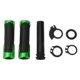 thumbnail image 1 of Kit de cubiertas para manillares de motocicleta Unique Bargains 7/8" 22mm 15/16" 24mm, agarres de aleación de aluminio y goma para motocicleta, scooter, bicicleta y ATV, negro y verde, 1 juego, 1 of 1