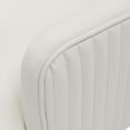 thumbnail image 3 of Manhattan Comfort Modern Edra Leatherette Dining Armchair in Cream, 3 of 3