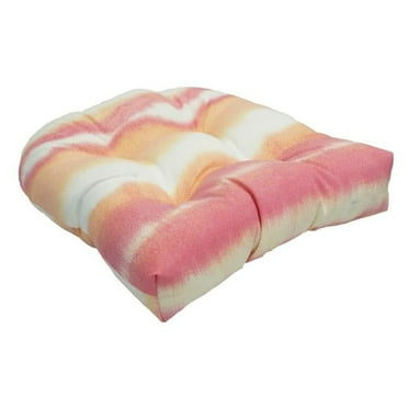 Blazing Needles 19-inch U-Shaped Spun Polyester Outdoor Tufted Dining Chair Cushion  93184-1CH-JO17-09