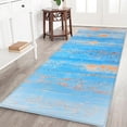 thumbnail image 2 of Alfombra de pasillo suave con estampado digital para decoración del hogar Textura de madera, 2 of 8
