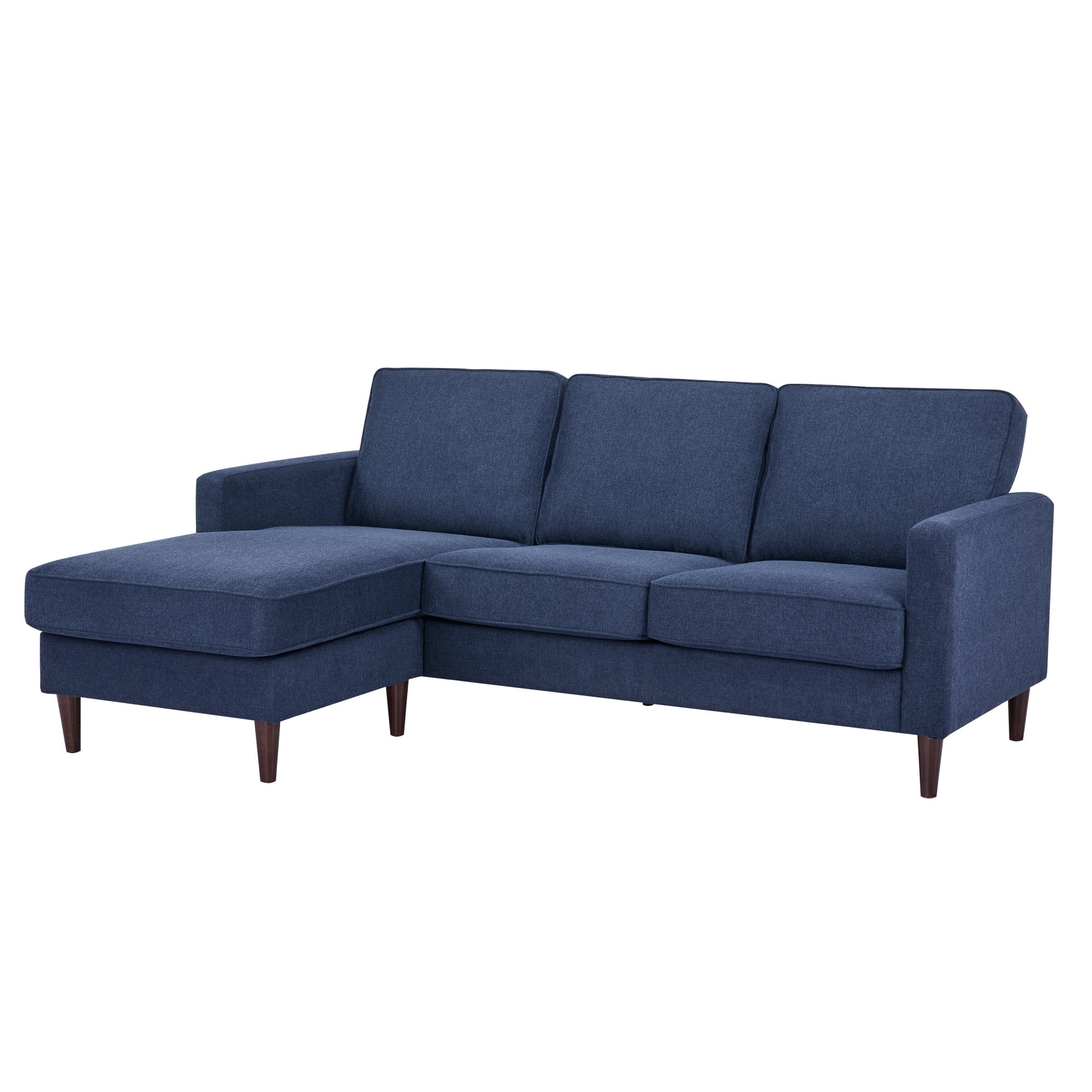 A&D Home Rachel Sectional Sofa, Navy Blue