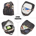 thumbnail image 5 of FORMRS Mini Backpack Purse for Women Travel Daypack Casual Shoulder Bag, Black Watercolor Space, 5 of 7