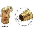 thumbnail image 4 of Brass Straight 45 90 Degree Angle Grease Nipple Fittings Kit for Car 5 Set - M8, 4 of 4