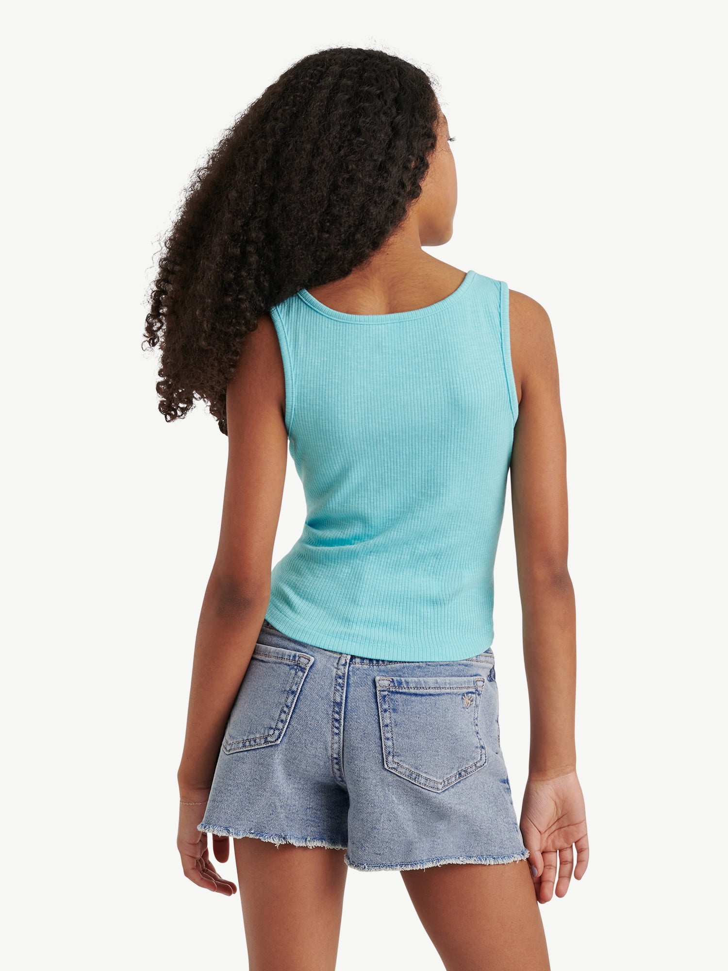 Justice Girls Rib Tank, Sizes XS - XLP